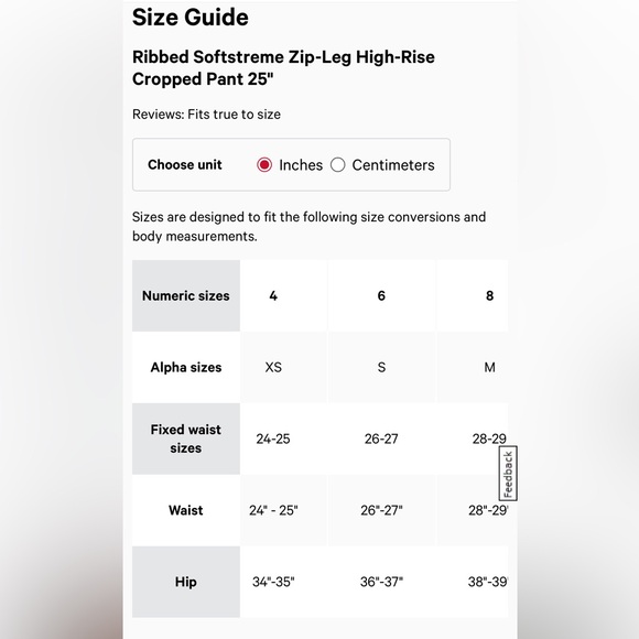 Lululemon Ribbed Softstreme Mid Rise Wide Leg Crop 25” - Picture 3 of 11